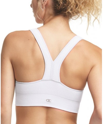 Women's Infinity Medium Impact Sports Bra B5659 White $21.60 Bras