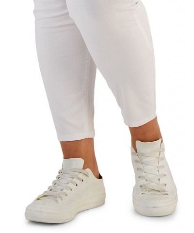 Trendy Plus Size Skinny Ankle Jeans Optic White $12.00 Jeans