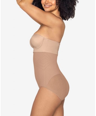 Women's Light Tummy-Control Open Bust Faja Bodysuit 012728M Tan/Beige $33.15 Shapewear