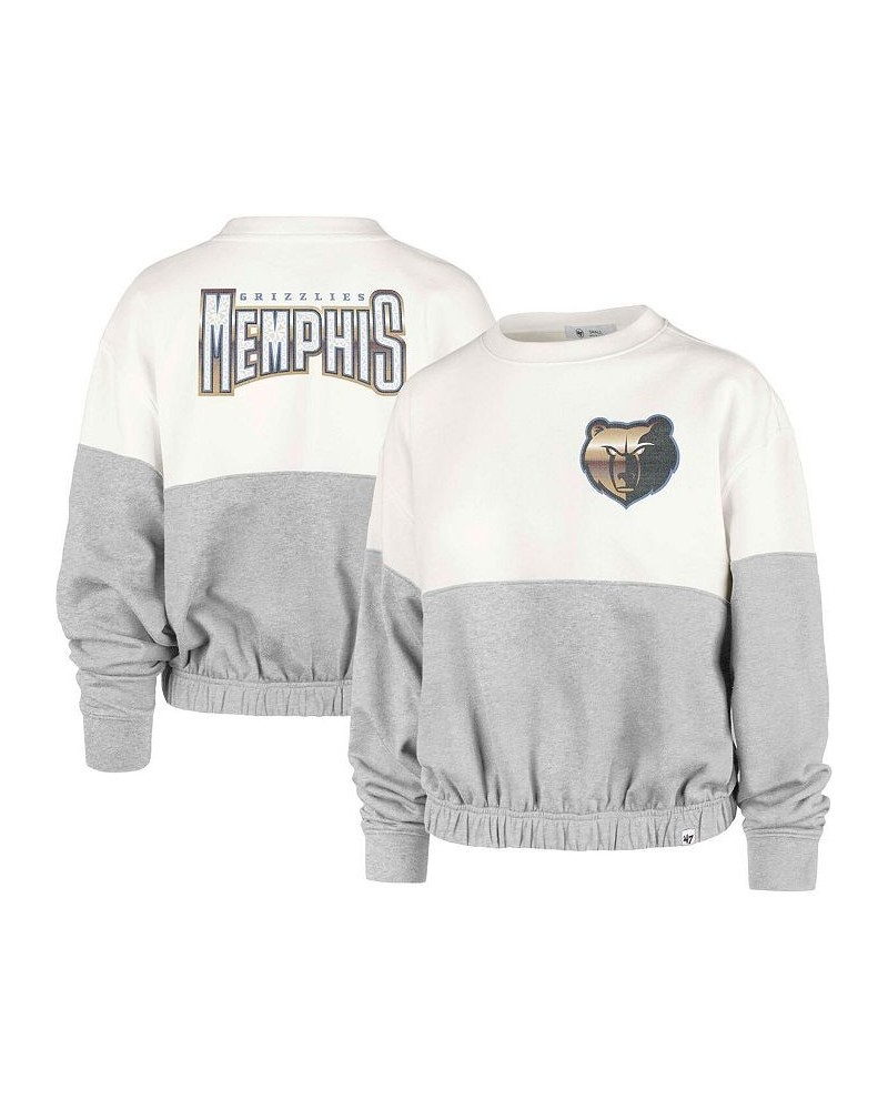 Women's Cream Memphis Grizzlies 2022/23 City Edition Take Two Bonita Sweatshirt Cream $44.10 Sweatshirts