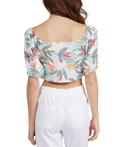 Juniors' Pure Sugar Top Toast Palm Tree Dreams $22.37 Tops