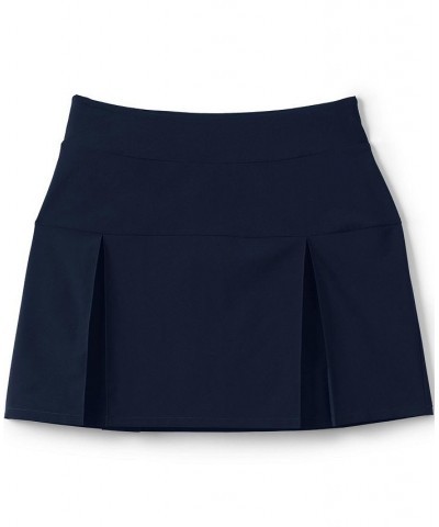 School Uniform Women's Active Skort Above the Knee Blue $25.94 Skirts