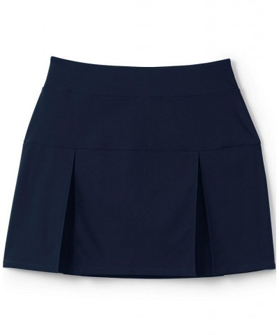 School Uniform Women's Active Skort Above the Knee Blue $25.94 Skirts