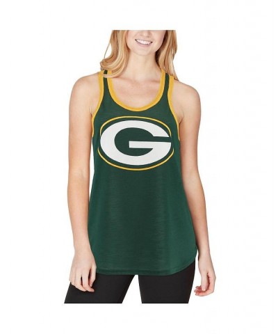 Women's Green Green Bay Packers Tater Tank Top Green $20.39 Tops