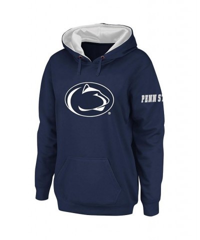 Women's Navy Penn State Nittany Lions Big Logo Pullover Hoodie Navy $31.19 Sweatshirts