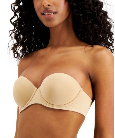 Women's Naked Glamour Strapless Push-Up Bra Tan/Beige $27.04 Bras