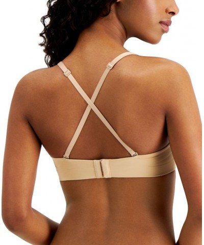 Women's Naked Glamour Strapless Push-Up Bra Tan/Beige $27.04 Bras