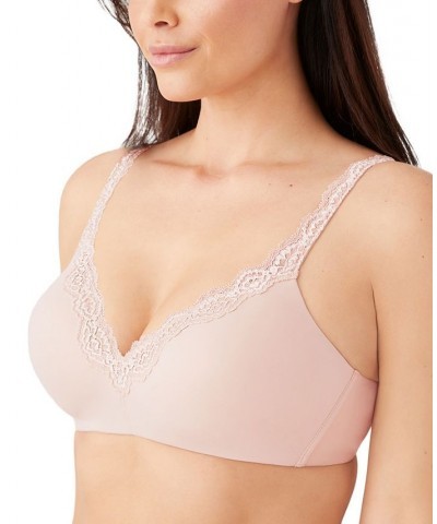 Women's Softly Styled Wirefree Contour T-Shirt Bra 856301 Pink $42.00 Bras