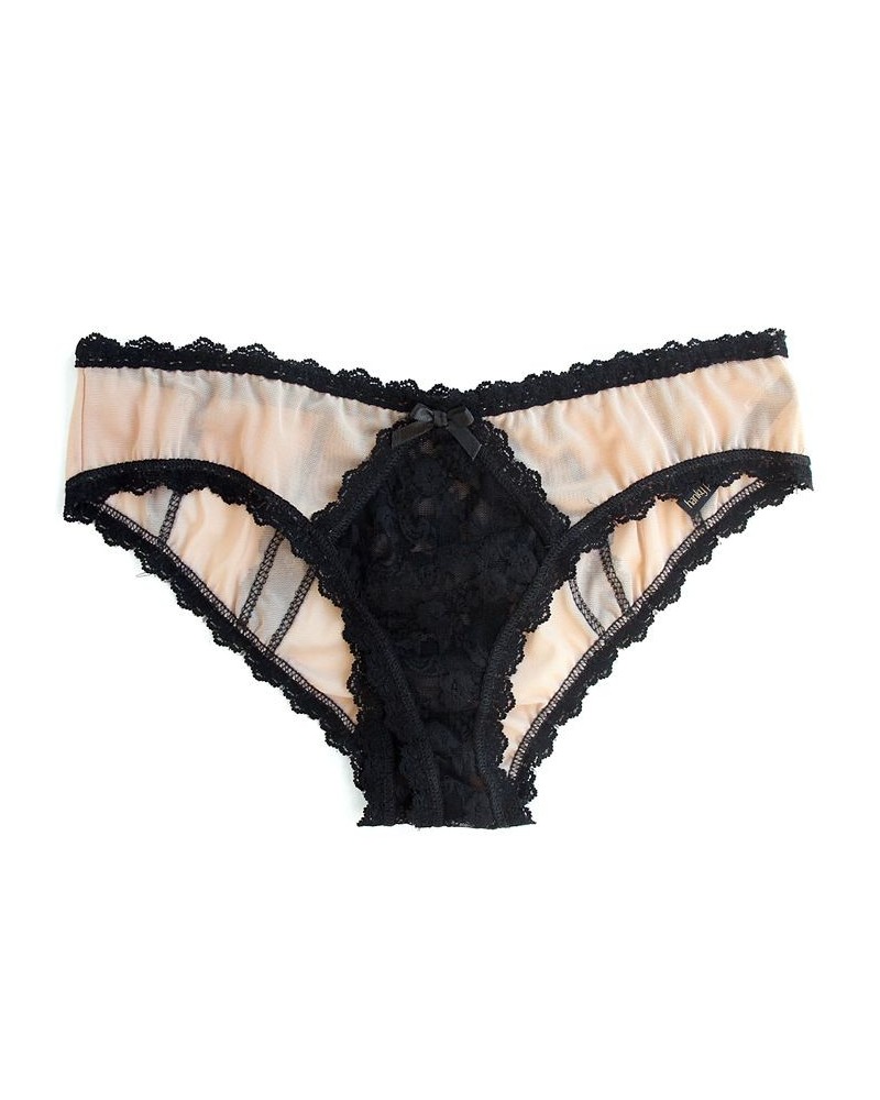 After Midnight Crotchless Bikini Lingerie 252112 Mocha/Black $20.06 Panty