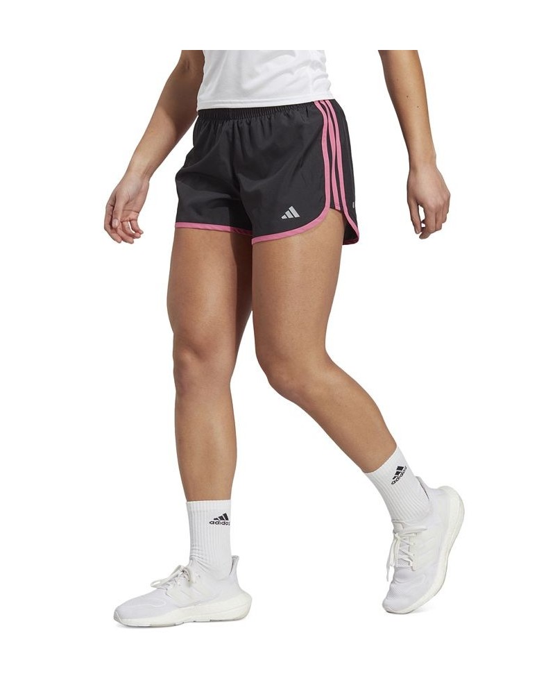 Women's Marathon 20 Elastic Waist Running Shorts White $15.60 Shorts