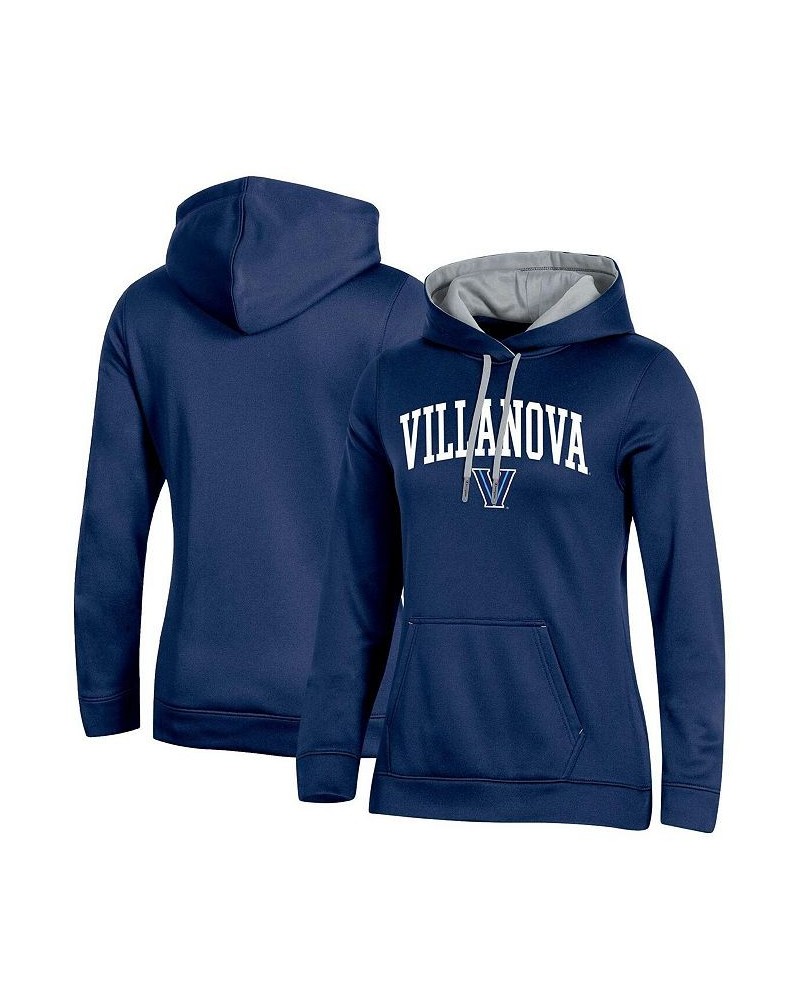 Women's Navy Villanova Wildcats Arch Logo 2.0 Pullover Hoodie Navy $33.59 Sweatshirts