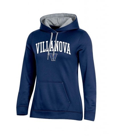 Women's Navy Villanova Wildcats Arch Logo 2.0 Pullover Hoodie Navy $33.59 Sweatshirts