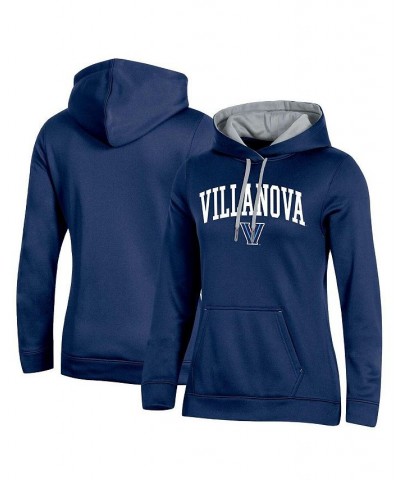 Women's Navy Villanova Wildcats Arch Logo 2.0 Pullover Hoodie Navy $33.59 Sweatshirts