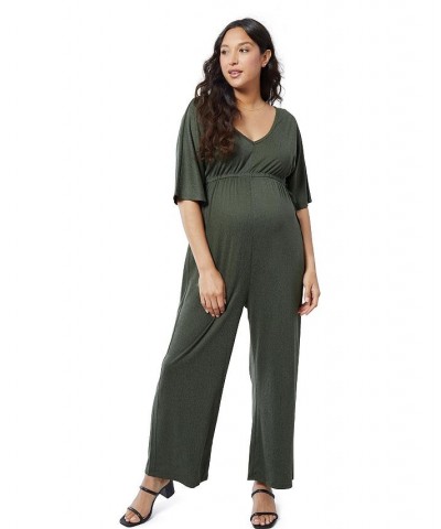 Women's Maternity Everywear Jumpsuit Olive $33.60 Pants