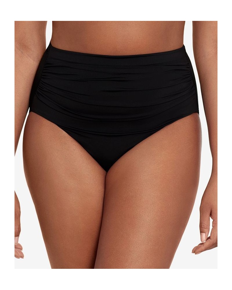 Beach Club High-Waist Bikini Bottoms Black $32.00 Swimsuits