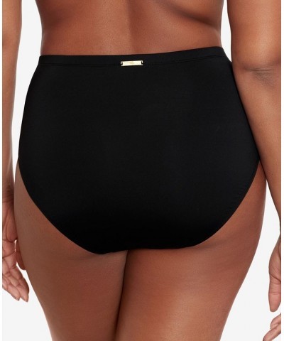 Beach Club High-Waist Bikini Bottoms Black $32.00 Swimsuits