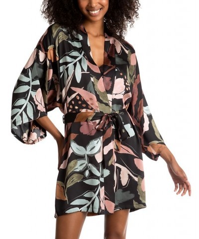 Women's Marigold Wrapper Robe Charcoal $19.38 Sleepwear