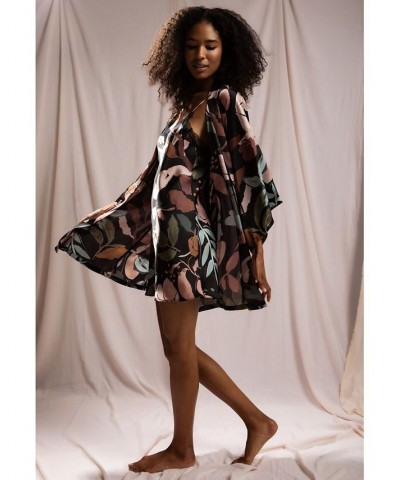 Women's Marigold Wrapper Robe Charcoal $19.38 Sleepwear