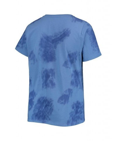 Women's Royal Los Angeles Dodgers Plus Size Cloud V-Neck T-shirt Royal $18.45 Tops