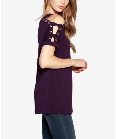 Women's Cold-Shoulder Top Bluebell $17.84 Tops