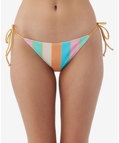 Juniors' Mayan Striped Maracas Side-Tie Bikini Bottoms Multi $23.85 Swimsuits