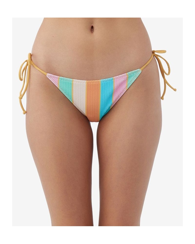 Juniors' Mayan Striped Maracas Side-Tie Bikini Bottoms Multi $23.85 Swimsuits