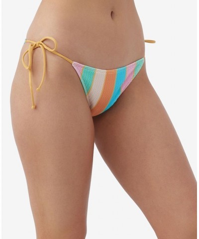 Juniors' Mayan Striped Maracas Side-Tie Bikini Bottoms Multi $23.85 Swimsuits