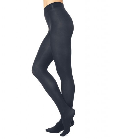 Women's Super Opaque Tights Blue $15.68 Hosiery