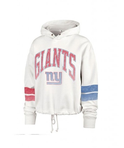 Women's Oatmeal New York Giants Harper Pullover Hoodie Oatmeal $45.00 Sweatshirts