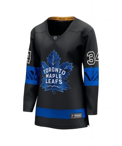 Women's Branded Auston Matthews Black Toronto Maple Leafs Alternate Premier Breakaway Reversible Player Jersey Black $75.90 J...