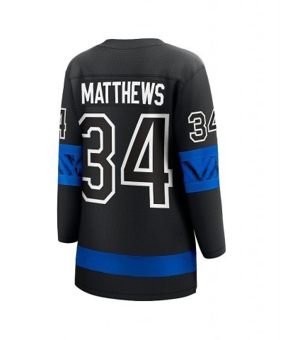 Women's Branded Auston Matthews Black Toronto Maple Leafs Alternate Premier Breakaway Reversible Player Jersey Black $75.90 J...