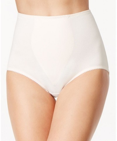 Women's Light Tummy-Control Cotton 2-Pack Brief Underwear X037 White/White $14.30 Panty