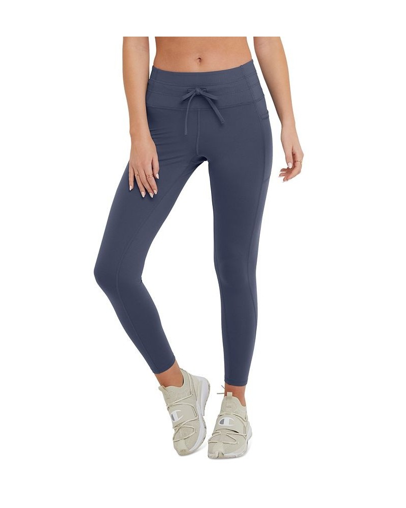 Women's Soft Touch Drawstring Leggings Classic Sky Blue $28.00 Pants