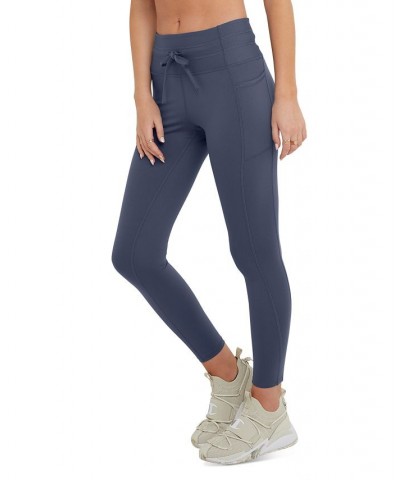 Women's Soft Touch Drawstring Leggings Classic Sky Blue $28.00 Pants