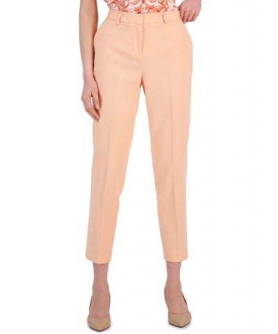 Women's Mid-Rise Classic Pants Peach $25.37 Pants