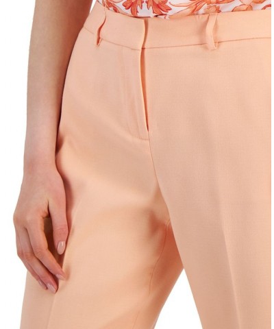 Women's Mid-Rise Classic Pants Peach $25.37 Pants