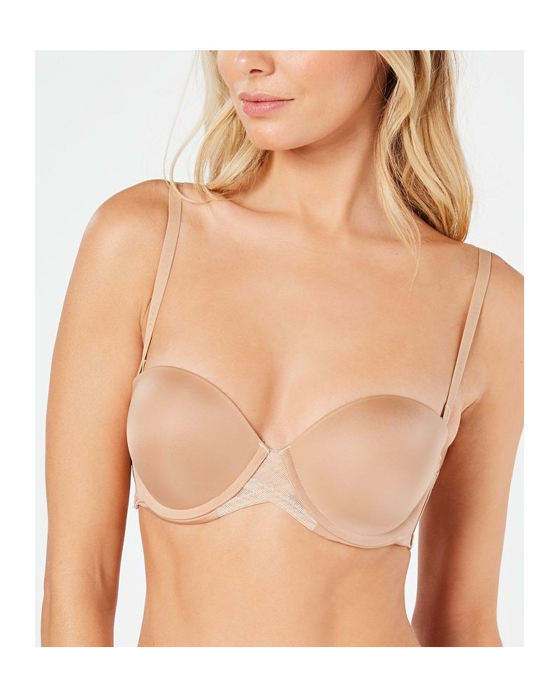 Women's Litewear Push-Up Strapless Bra DK4506 Tan/Beige $16.92 Bras