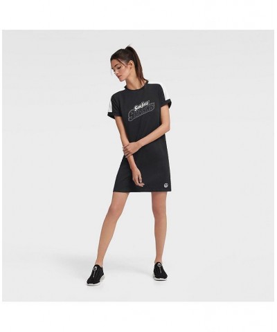 Women's Black San Jose Sharks Robyn Sneaker Dress Black $33.60 Dresses