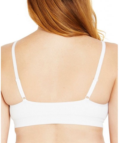 Seamless Full-Coverage Clip-Down Nursing Bra White $16.80 Bras