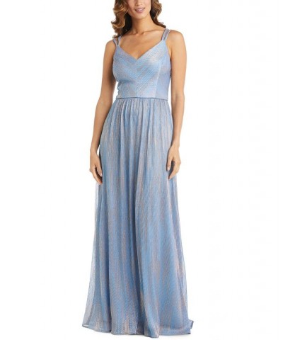 Metallic Gown Blue/Rose Gold $44.70 Dresses