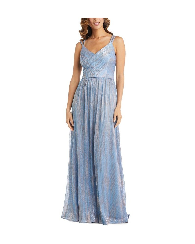 Metallic Gown Blue/Rose Gold $44.70 Dresses