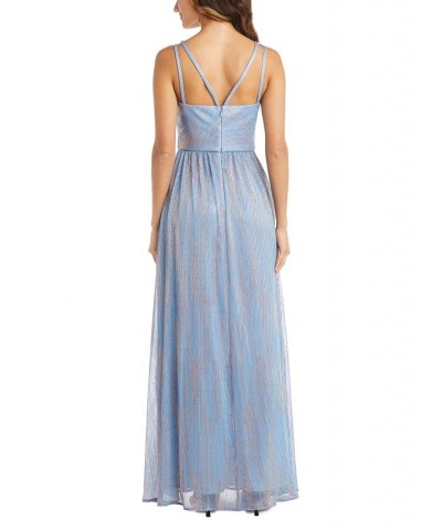 Metallic Gown Blue/Rose Gold $44.70 Dresses