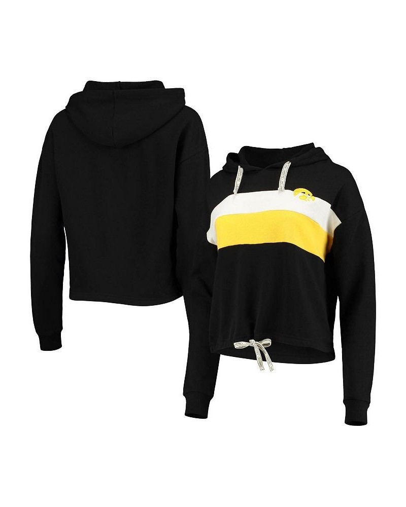 Women's Black Gold Iowa Hawkeyes Leave Your Mark Pullover Hoodie Black, Gold $32.50 Sweatshirts