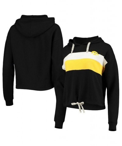 Women's Black Gold Iowa Hawkeyes Leave Your Mark Pullover Hoodie Black, Gold $32.50 Sweatshirts