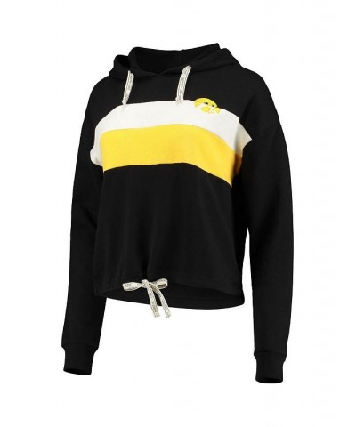 Women's Black Gold Iowa Hawkeyes Leave Your Mark Pullover Hoodie Black, Gold $32.50 Sweatshirts