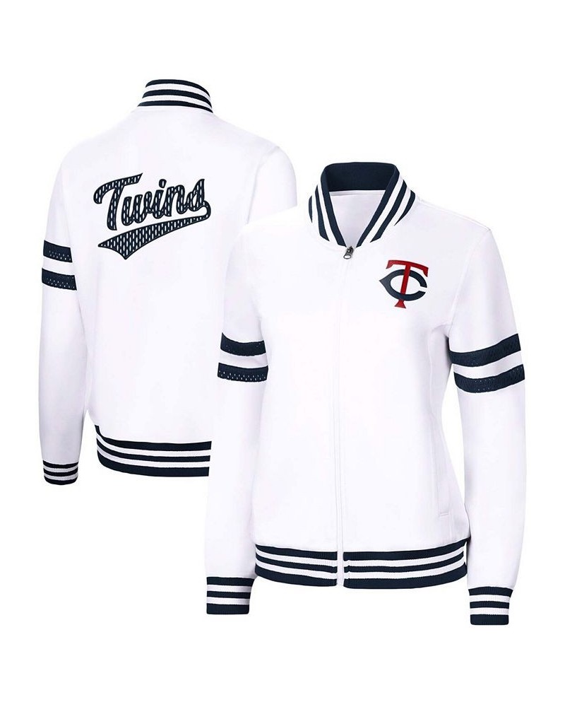 Women's White Minnesota Twins Pre-Game Full-Zip Track Jacket White $39.10 Jackets