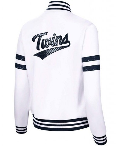 Women's White Minnesota Twins Pre-Game Full-Zip Track Jacket White $39.10 Jackets