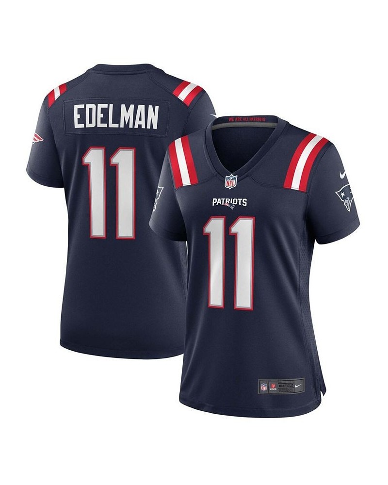 Women's Julian Edelman Navy New England Patriots Game Jersey Navy $52.00 Jersey