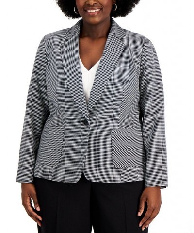 Plus Size Slim-Leg Pantsuit Black $45.00 Suits