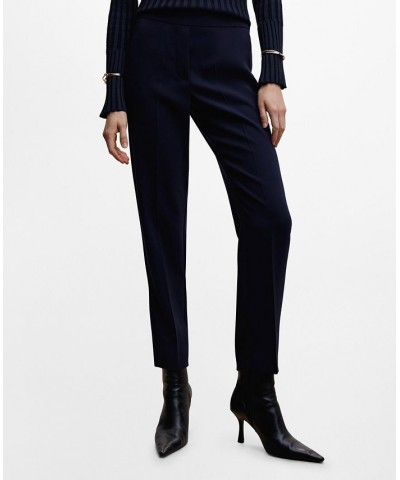 Women's Flowy Suit Pants Blue $36.39 Pants